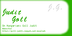 judit goll business card